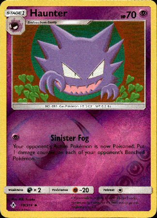 Haunter - 69/214 - Unbroken Bonds - Reverse Holo - Card Cavern