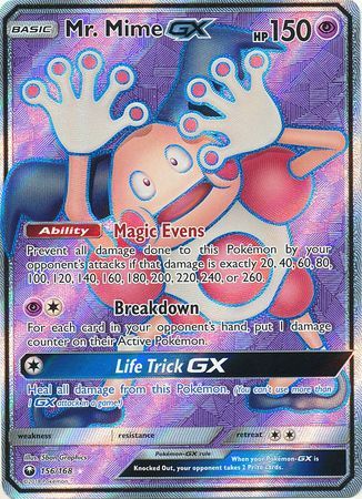 Mr. Mime GX Full Art - 156/168 - Celestial Storm - Card Cavern