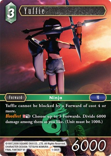 Yuffie - 1-085R - Opus I - Card Cavern