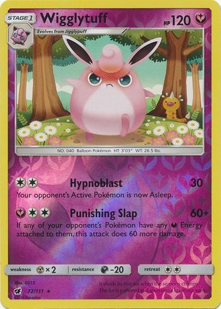 Wigglytuff - 72/111 - Crimson Invasion - Reverse Holo - Card Cavern