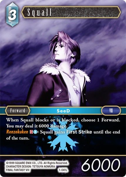 Squall - 1-041L - Opus I - Card Cavern