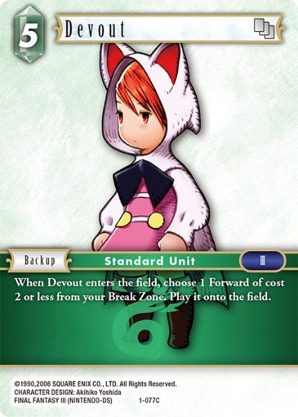 Devout - 1-077C - Opus I - Foil - Card Cavern