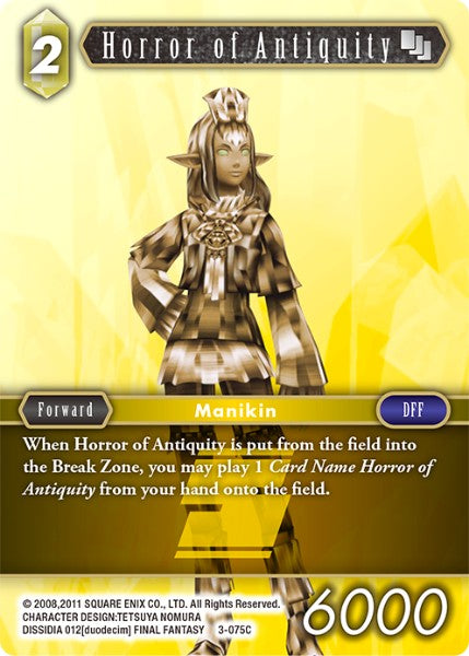 Horror of Antiquity - 3-075C - Opus III - Card Cavern