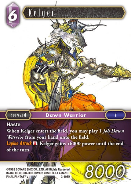 Kelger - 3-108H - Opus III - Card Cavern