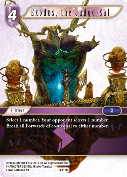 Exodus, the Judge-Sal - 3-112H - Opus III - Card Cavern