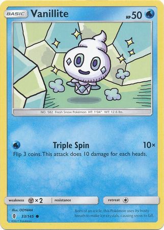 Vanillite - 33/145 - Guardians Rising - Card Cavern