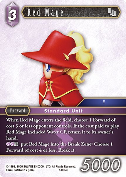 Red Mage - 7-085C - Opus VII - Foil - Card Cavern