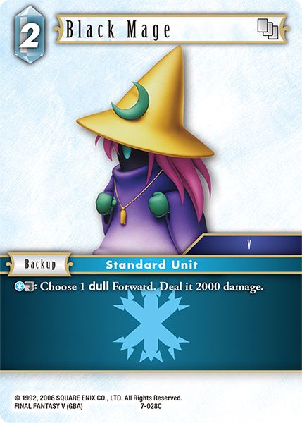 Black Mage - 7-028C - Opus VII - Foil - Card Cavern