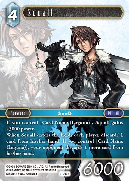 Squall - 1-042R - Opus I - Foil - Card Cavern