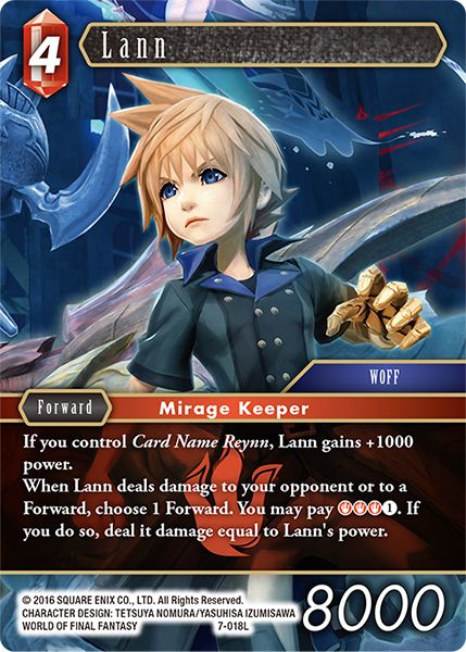 Lann - 7-018L - Opus VII - Card Cavern