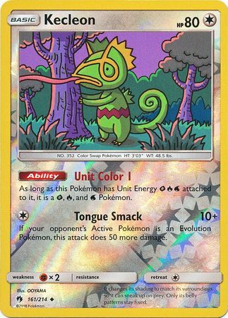 Kecleon - 161/214 - Lost Thunder - Reverse Holo - Card Cavern