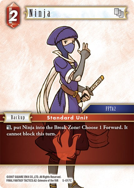 Ninja - 5-017C - Opus V - Foil - Card Cavern