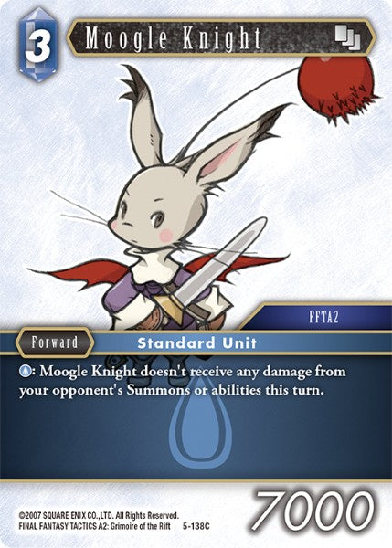 Moogle Knight - 5-138C - Opus V - Card Cavern