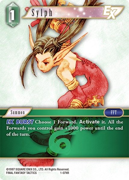 Sylph - 1-074R - Opus I - Card Cavern