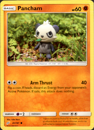 Pancham - 81/181 - Team Up - Card Cavern