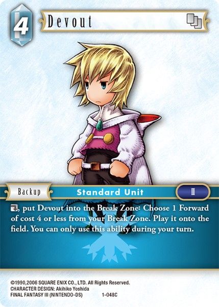 Devout - 1-048C - Opus I - Foil - Card Cavern