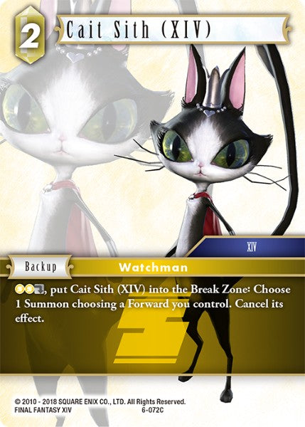 Cait Sith (XIV) - 6-072C - Opus VI - Foil - Card Cavern