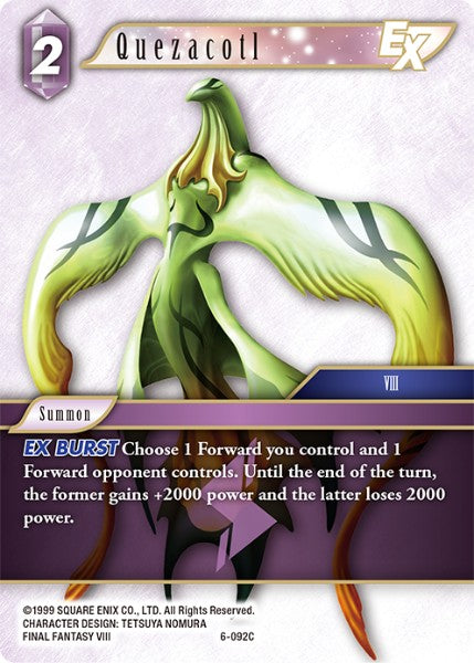 Quezacotl - 6-092C - Opus VI - Card Cavern