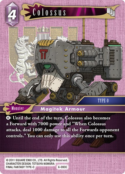 Colossus - 6-093C - Opus VI - Card Cavern