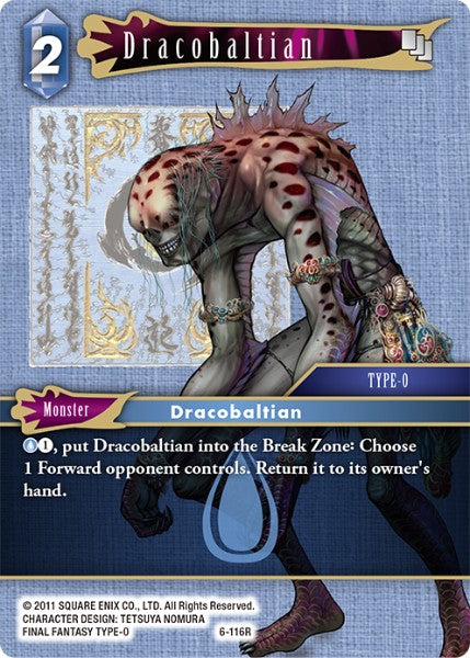 Dracobaltian - 6-116R - Opus VI - Foil - Card Cavern