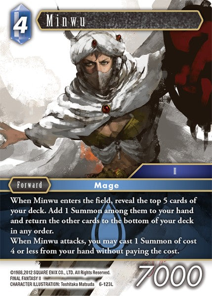 Minwu - 6-123L - Opus VI - Card Cavern