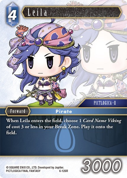 Leila - 6-126R - Opus VI - Card Cavern