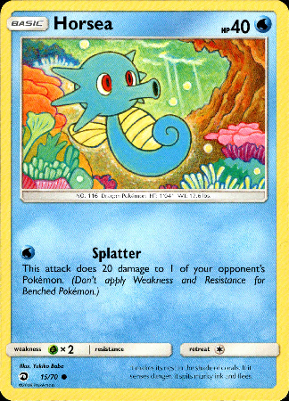 Horsea - 15/70 - Dragon Majesty – Card Cavern Trading Cards, LLC