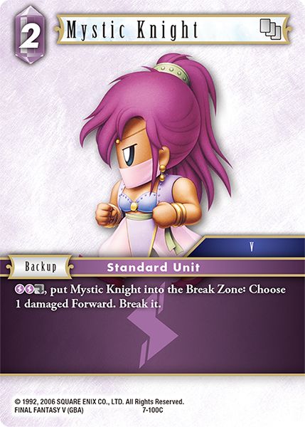 Mystic Knight - 7-100C - Opus VII - Foil - Card Cavern