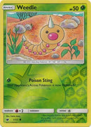 Weedle - 1/111 - Crimson Invasion - Reverse Holo - Card Cavern