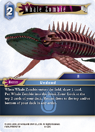 Whale Zombie - 8-127C - Opus VIII - Card Cavern