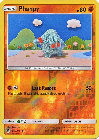 Phanpy - 111/214 - Lost Thunder - Reverse Holo - Card Cavern