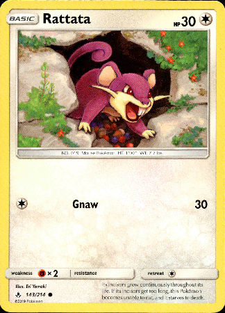 Rattata - 143/214 - Unbroken Bonds - Card Cavern