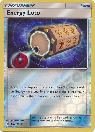 Energy Loto - 122/145 - Guardians Rising - Reverse Holo - Card Cavern