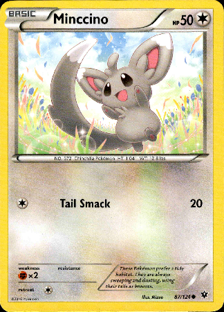 Minccino - 87/124 - Fates Collide - Card Cavern