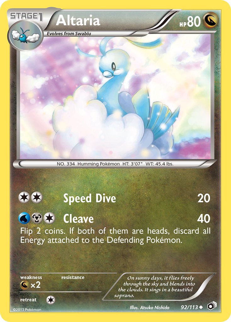 Altaria - 92/113 - Legendary Treasures - Card Cavern