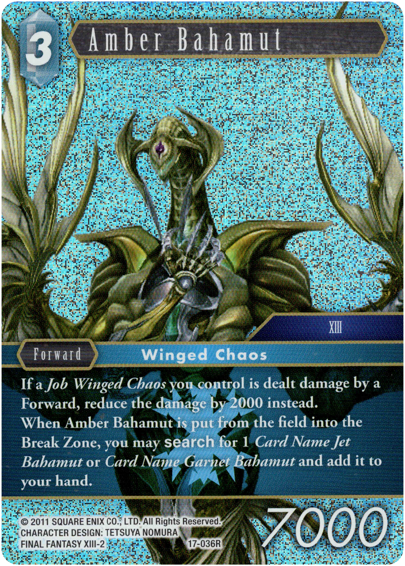 Amber Bahamut - 17-036R - Rebellion's Call - Foil - Card Cavern