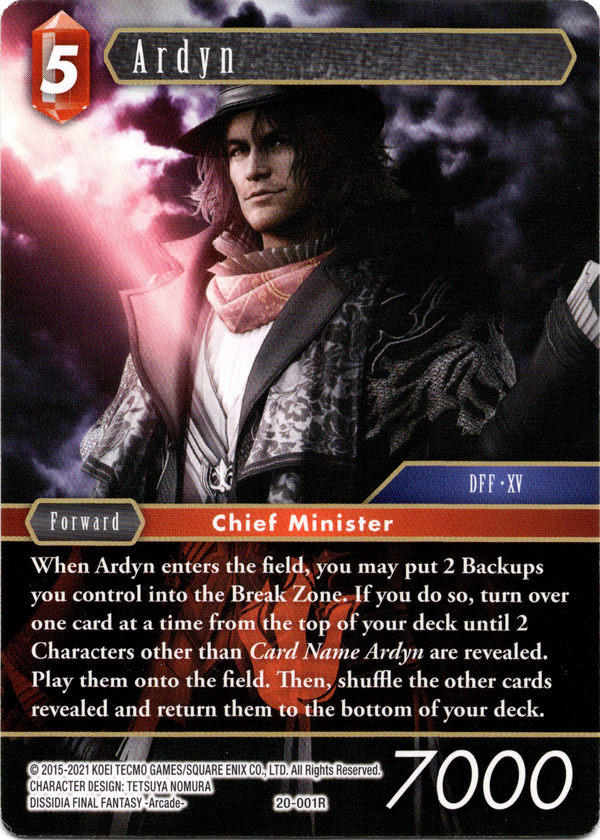 Ardyn - 20-001R - Dawn of Heroes - Card Cavern