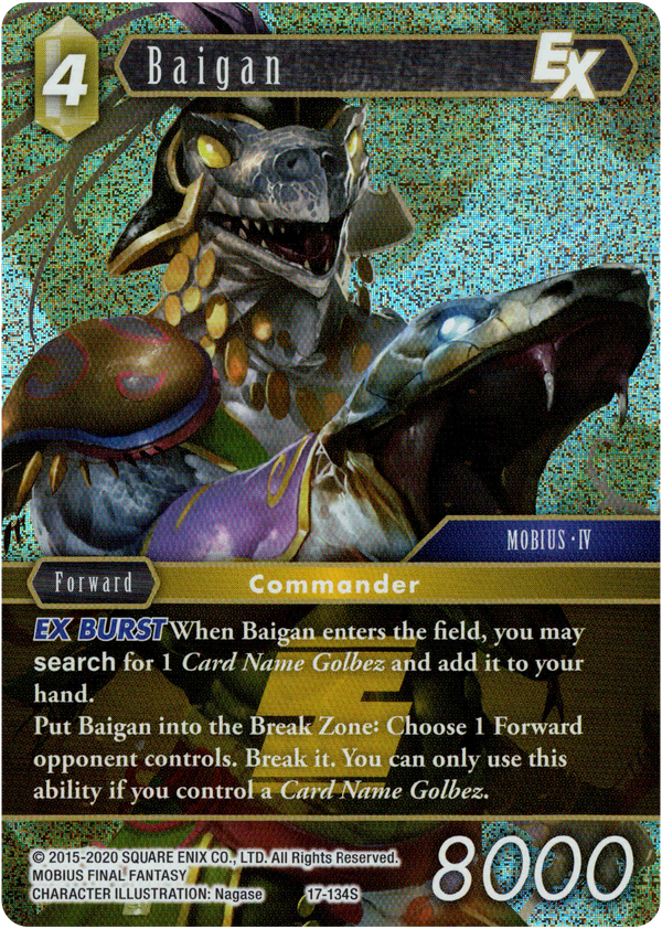 Baigan EX - 17-134S - Rebellion's Call - Foil - Card Cavern