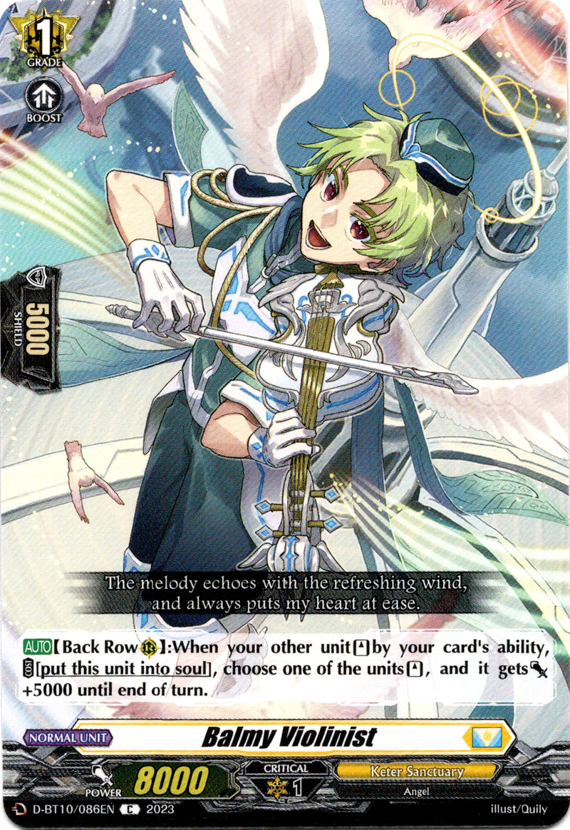 Balmy Violinist - D-BT10/086EN - Dragon Masquerade - Card Cavern