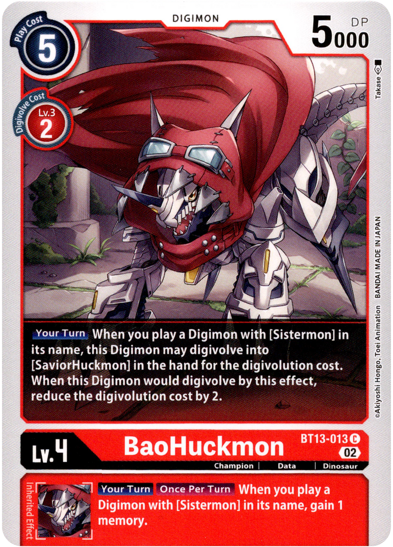 BaoHuckmon - BT13-013 C - Versus Royal Knight - Card Cavern