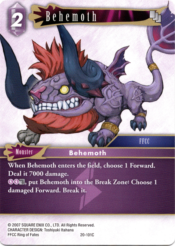 Behemoth - 20-101C - Dawn of Heroes - Card Cavern