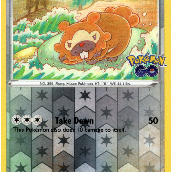 Carta Pokémon Go Bidoof/ Ditto nova