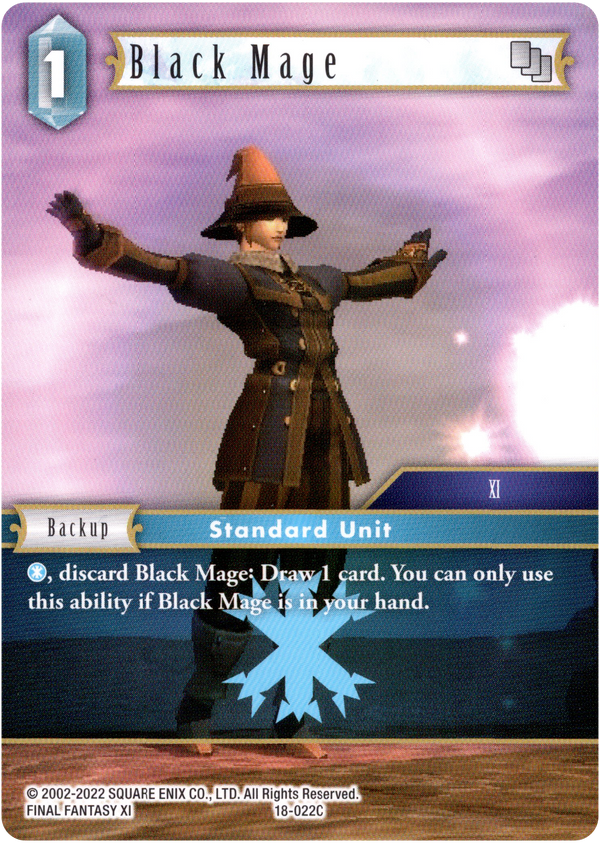 Black Mage - 18-022C - Resurgence of Power - Card Cavern