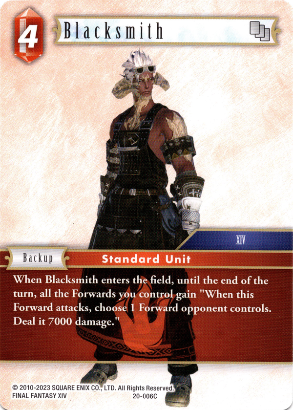 Blacksmith - 20-006C - Dawn of Heroes - Card Cavern