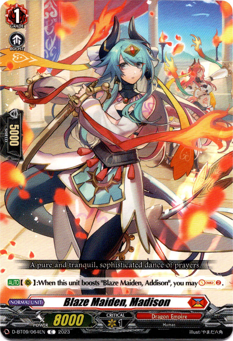 Blaze Maiden, Madison - D-BT09/064EN - Dragontree Invasion - Card Cavern