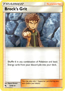 Brock's Grit - 53/68 - Hidden Fates - Card Cavern