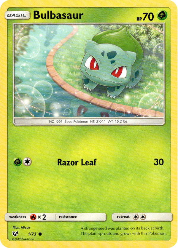 Bulbasaur - 1/73 - Shining Legends - Card Cavern