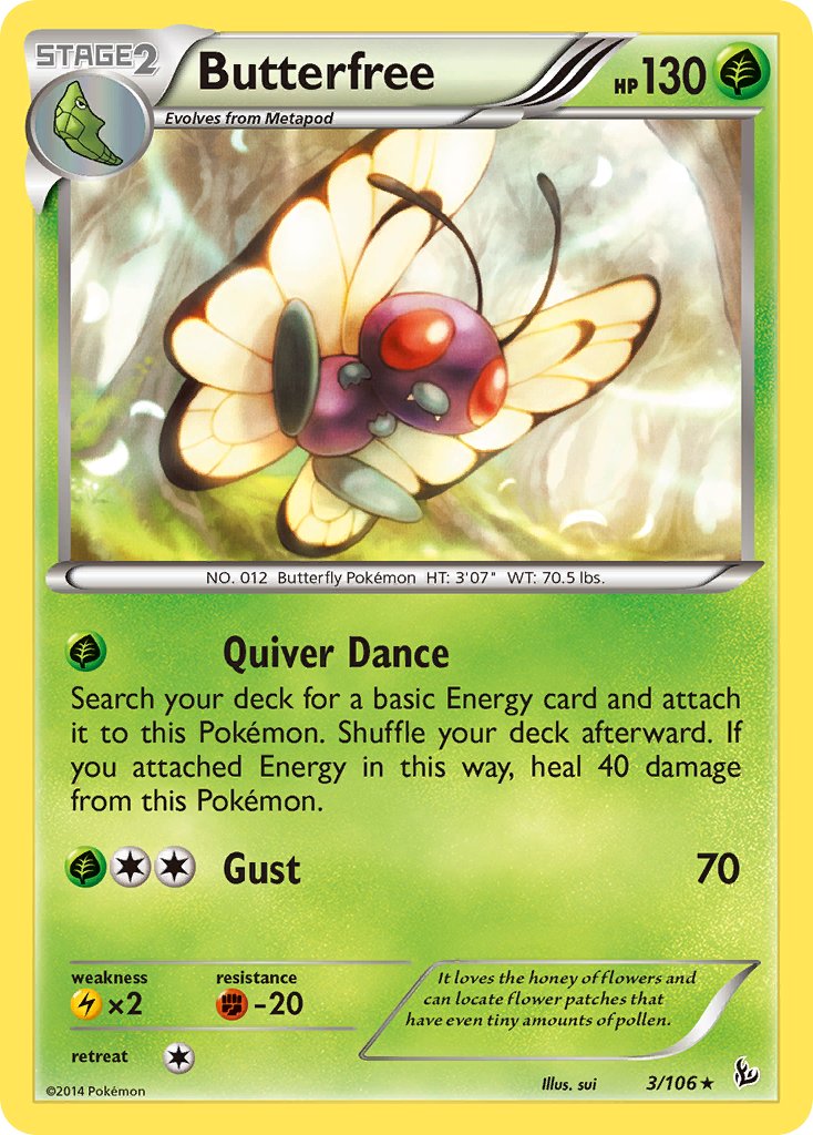 Butterfree - 3/106 - Flashfire - Card Cavern