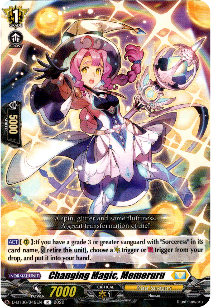 Changing Magic, Memeruru - D-BT06/049EN - Blazing Dragon Reborn - Card Cavern