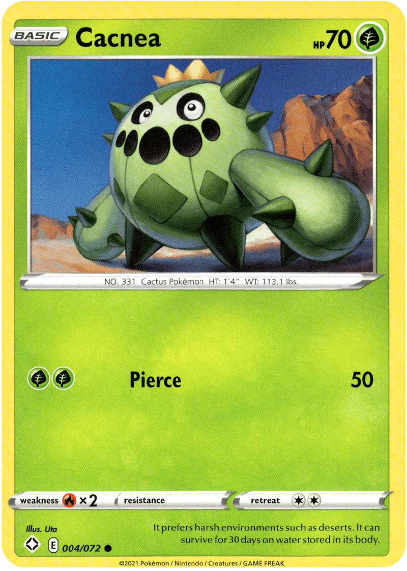 Cacnea - 004/072 - Shining Fates - Card Cavern